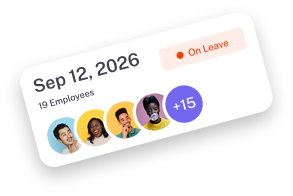 Sep 12 2026 On Leave Card