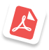 PDF format icon