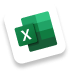 Excel format icon